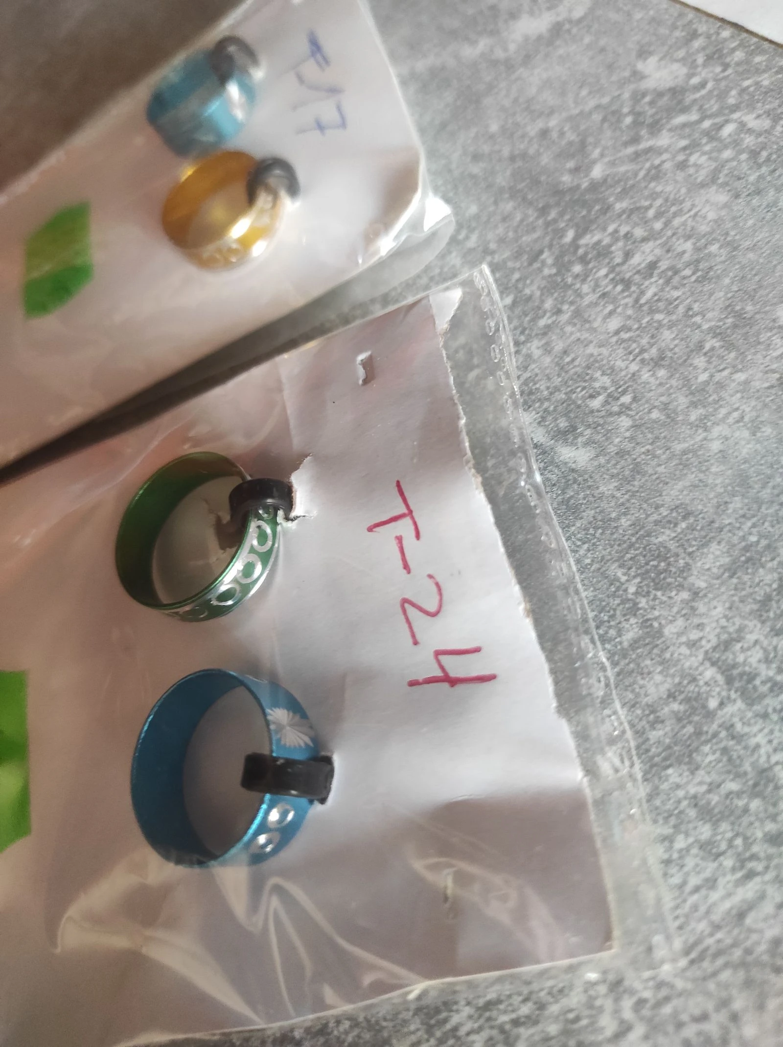 Lote 8 anéis de cores – photo 2